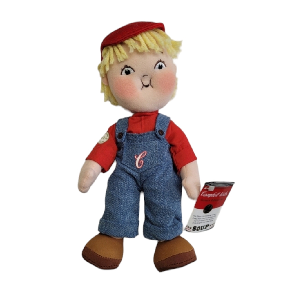 Vintage Cambell Kids Plush 100th Anniversary First Edition 2004 Boy Doll